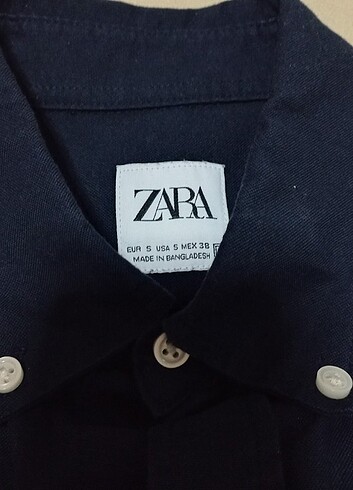 Zara Lacivert erkek gömleği 