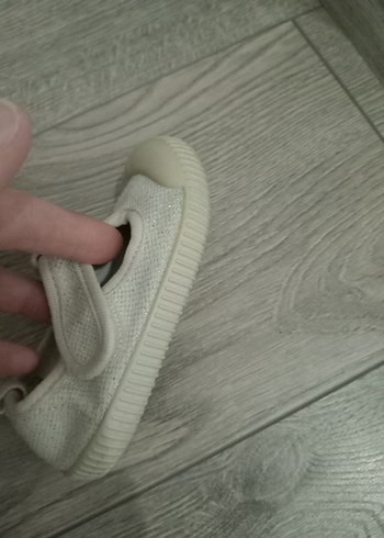 Kız Bebek Beyaz İlk Adım Ayakkabısı - Görsel 4