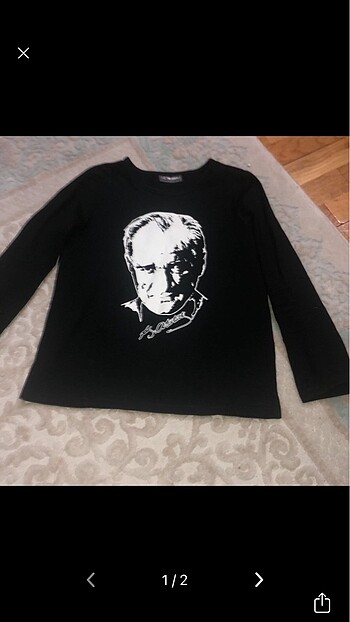 Atatürk resimli uzun kollu tişört