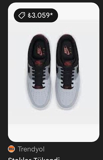 44 Beden beyaz Renk Air Force 1 Low 07 Black Smoke Gray