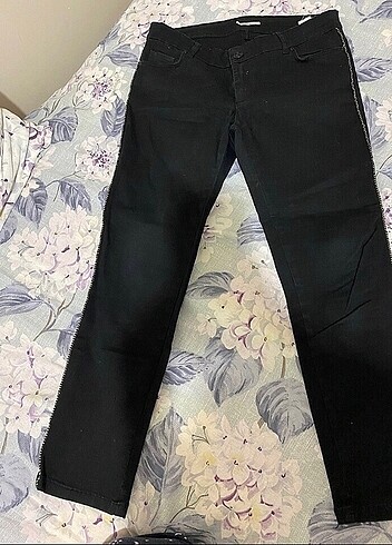 Kadın jean pantolon düz kesim