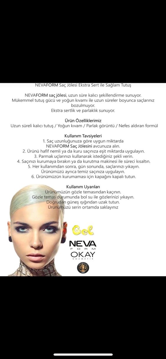 Neva Form Saç Jölesi 500ml - Görsel 2