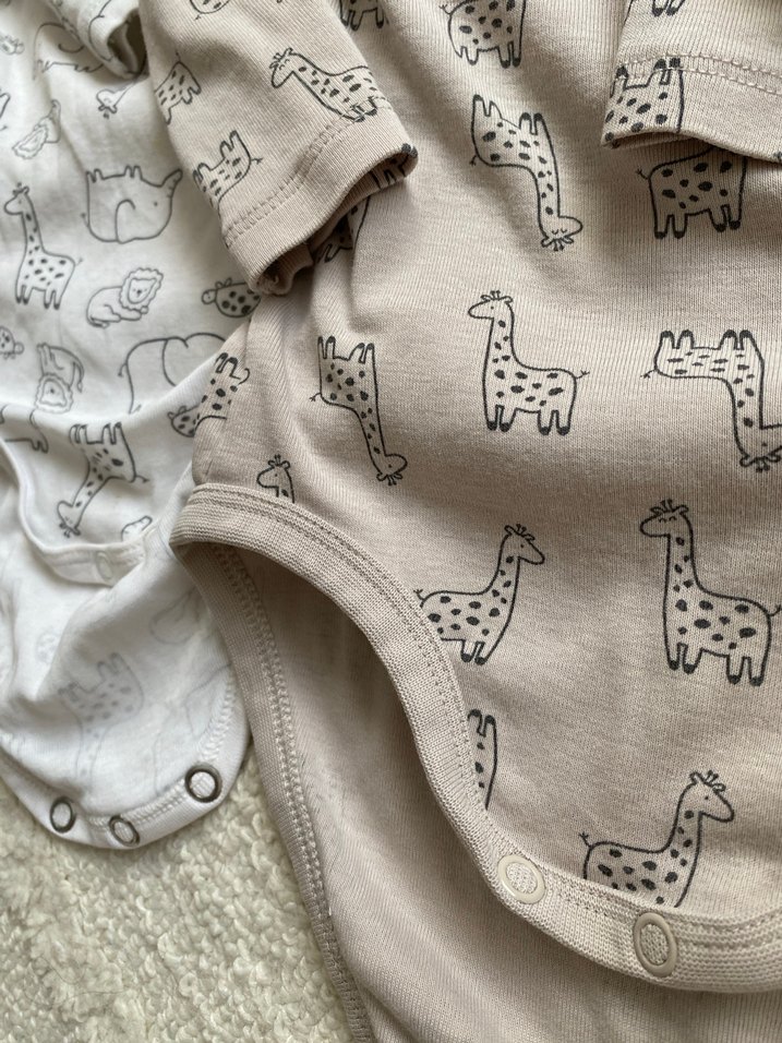 Uzun Kollu Pamuklu Bebek Body Seti - Görsel 3