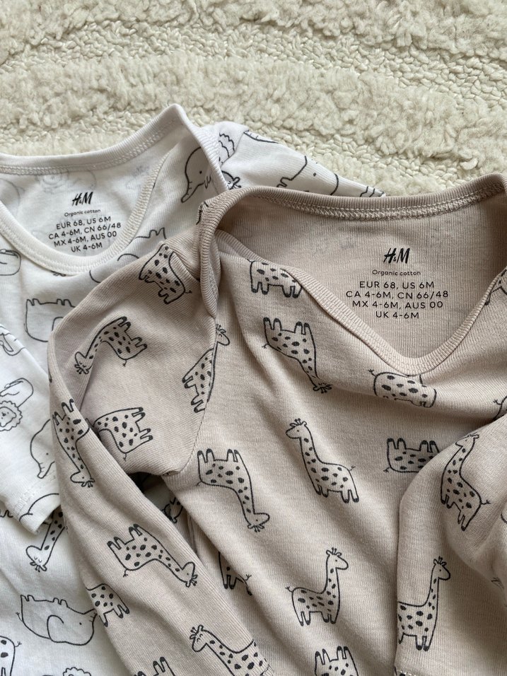 Uzun Kollu Pamuklu Bebek Body Seti - Görsel 2