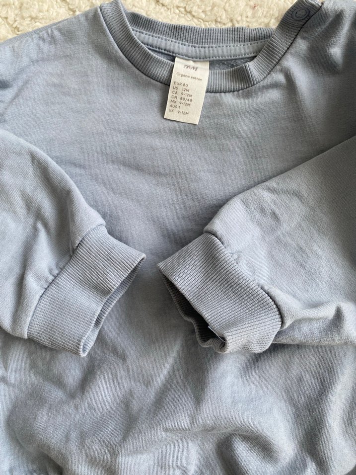 Bebek mavi Uzun Kollu Bebek Erkek Kıyafet Seti - Görsel 3