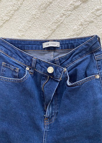 Mavi Kadın Denim Midi Pantolon - Görsel 3