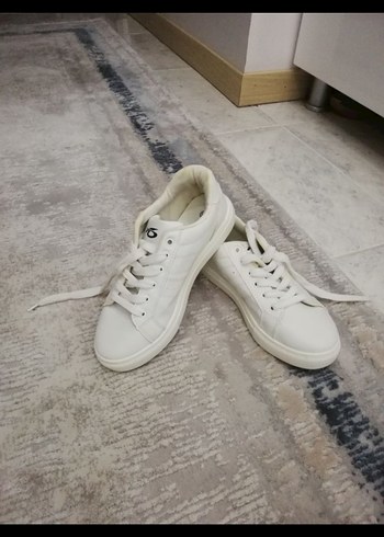 36 Beden Beyaz Kadın Sneaker Spor Ayakkabı
