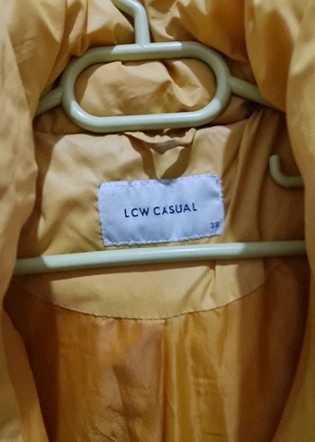 Sarı Fermuarlı kadın kışlık mont - Görsel 2