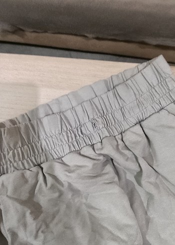 Gri Salaş Keten Kadın Eşofman Altı - Görsel 5