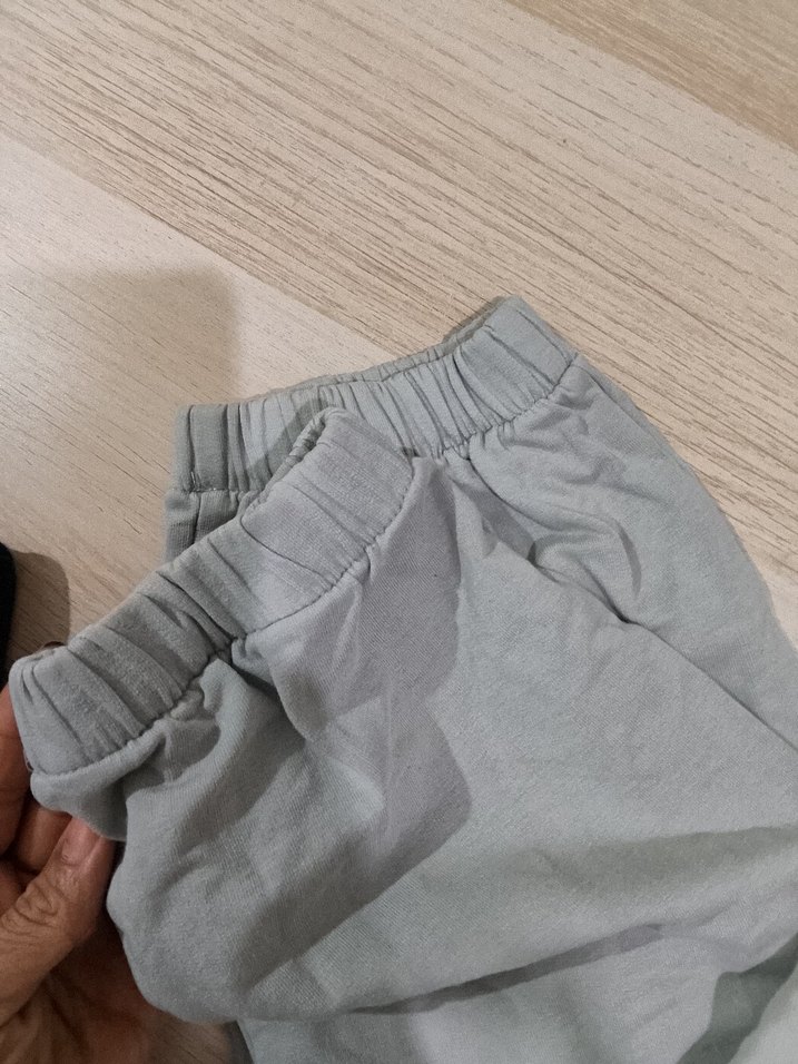 Gri Salaş Keten Kadın Eşofman Altı - Görsel 2