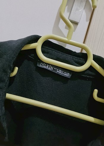 Siyah Bağcıklı Uzun Kollu Kadın gömlek - Görsel 4