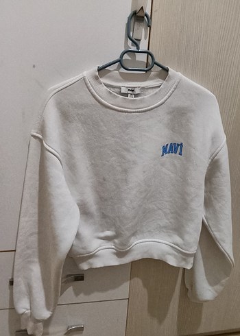 Bej Kapüşonlu Kadın Sweatshirt - Görsel 4
