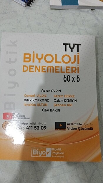 Biyotik tyt biyoloji denemesi