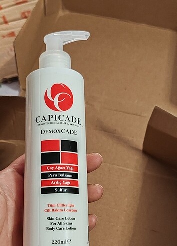 Capicade cilt bakım losyonu