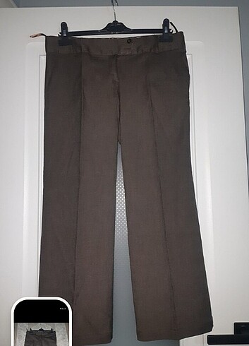 Kahverengi kumaş pantolon 42