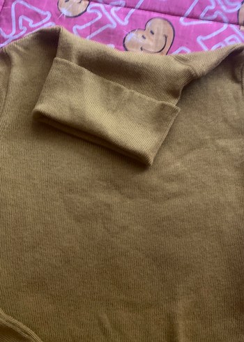 Sarı Balıkçı Yaka Kadın Kazak - Görsel 3