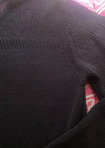 Siyah Kadın Triko Kazak - Görsel 5