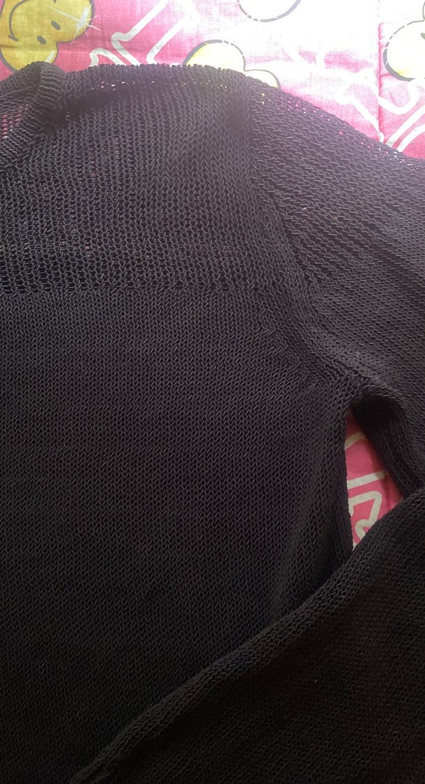 Siyah Kadın Triko Kazak - Görsel 5