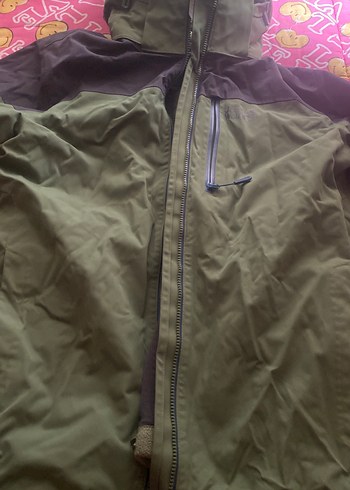 Jack Wolfskin haki yeşil erkek mont - Görsel 4