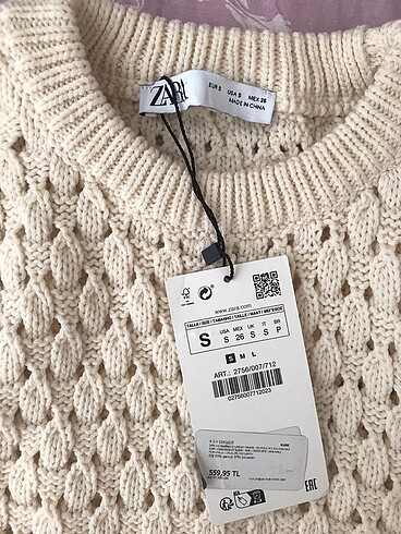 Zara triko elbise