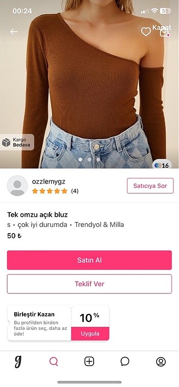 Bluz 3 tane