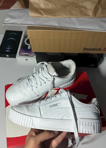 Puma Beyaz Platform Topuklu Kadın Spor Ayakkabı