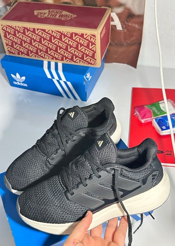 adidas Siyah Bağcıklı Erkek Koşu ve Antrenman Ayakkabısı - Görsel 5