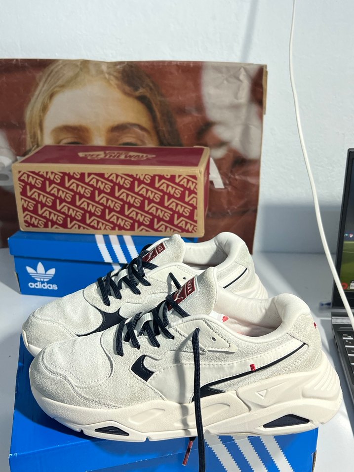 puma Beyaz Bağcıklı Kadın Spor Ayakkabı - Görsel 3