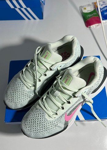 nike Beyaz Bağcıklı Kadın Spor Ayakkabı - Görsel 5