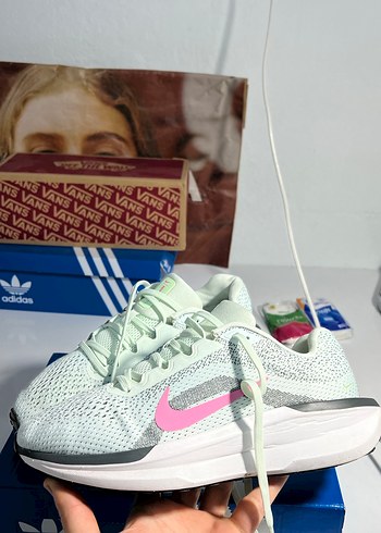 nike Beyaz Bağcıklı Kadın Spor Ayakkabı - Görsel 2