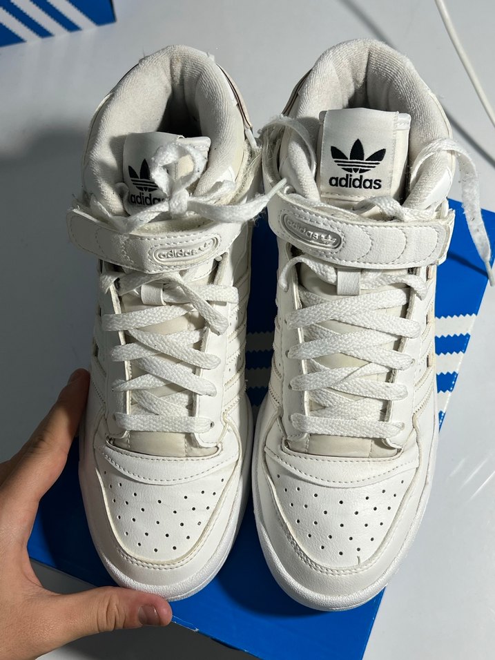 Beyaz Adidas Kadın Spor Ayakkabı forum low - Görsel 5