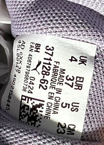 puma Mor Gri Kadın Spor Ayakkabı - Görsel 8