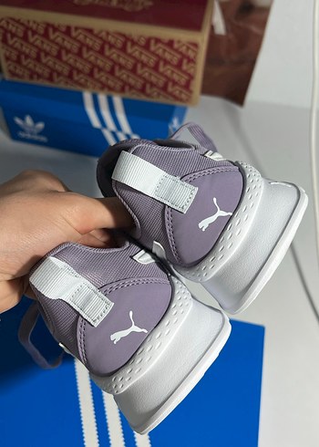 puma Mor Gri Kadın Spor Ayakkabı - Görsel 7