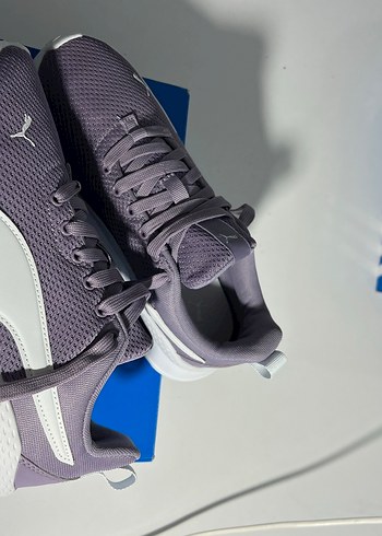 puma Mor Gri Kadın Spor Ayakkabı - Görsel 2