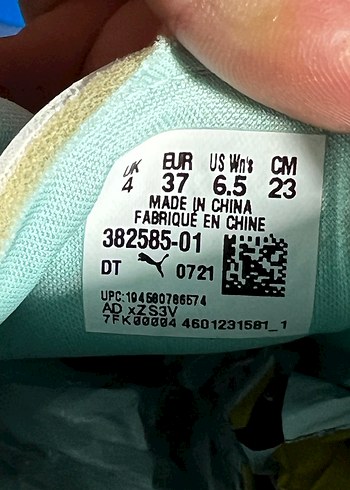 puma Yeşil Platform Topuklu Spor Ayakkabı - Görsel 7