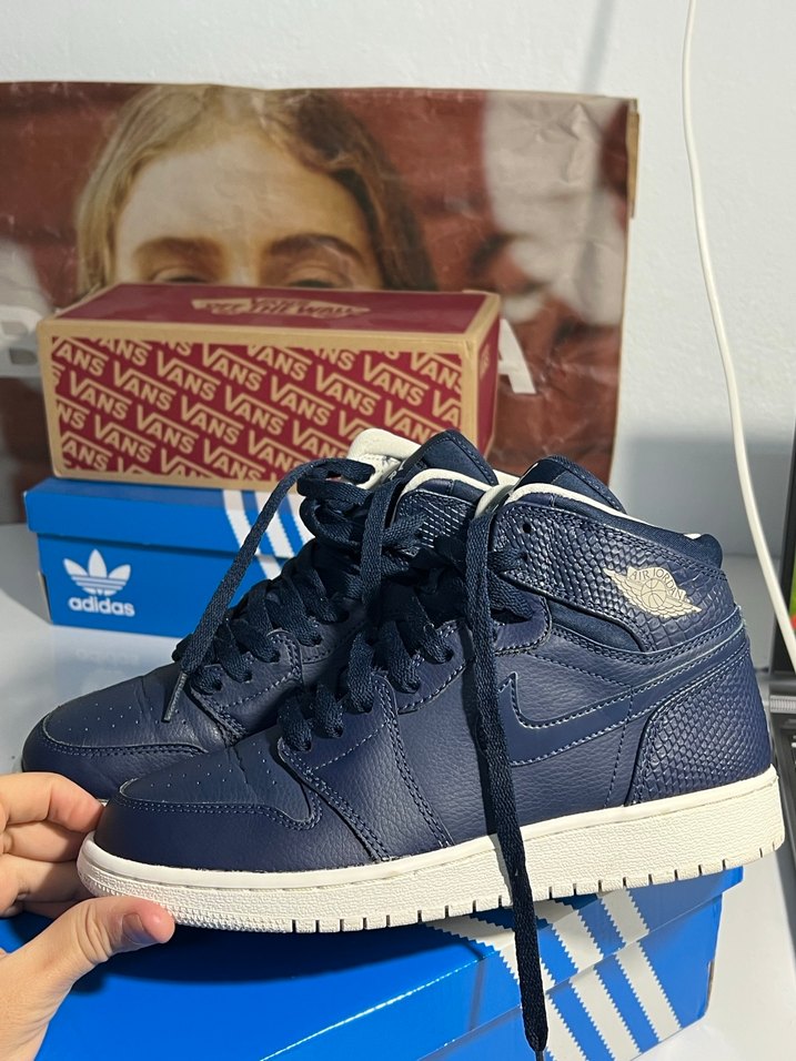 nike jordanLacivert Yılan Desenli Erkek Spor Ayakkabı - Görsel 3