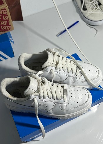 nike air force 1 Beyaz Bağcıklı Kadın Spor Ayakkabısı - Görsel 6