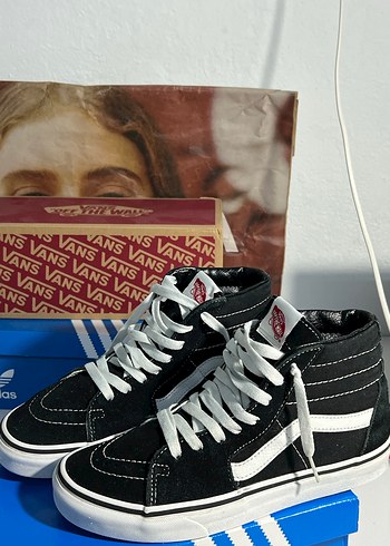 Siyah Vans Kadın Spor Ayakkabı - Görsel 2