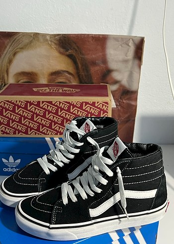 Siyah Vans Kadın Spor Ayakkabı - Görsel 4