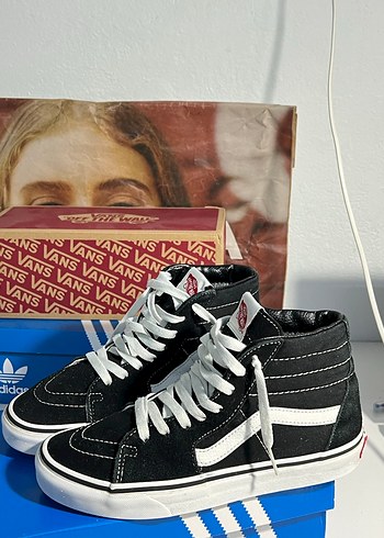 Siyah Vans Kadın Spor Ayakkabı - Görsel 3