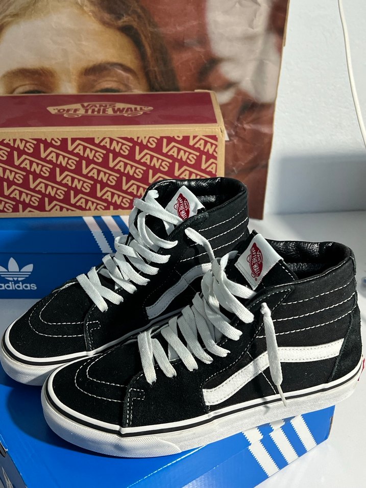 Siyah Vans Kadın Spor Ayakkabı - Görsel 5