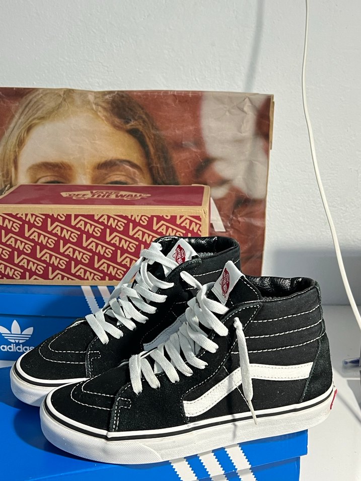 Siyah Vans Kadın Spor Ayakkabı - Görsel 3