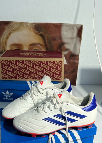 adidas copa Lacivert Detaylı Beyaz Erkek Futbol Ayakkabısı - Görsel 5