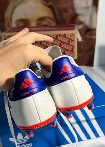 adidas copa Lacivert Detaylı Beyaz Erkek Futbol Ayakkabısı - Görsel 6