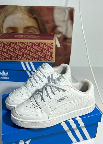 Beyaz Puma Kadın Spor Ayakkabı - Görsel 3