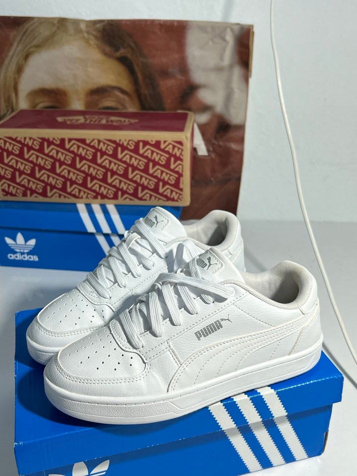 Beyaz Puma Kadın Spor Ayakkabı - Görsel 3