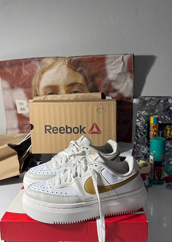 Nike Kadın Beyaz Platform Spor Ayakkabı