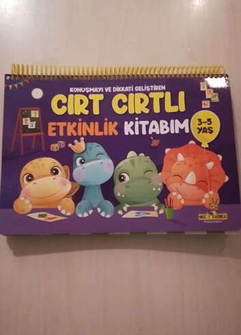 Yükselen zeka/ Cirtcirtli kitap (3-5 yaş)