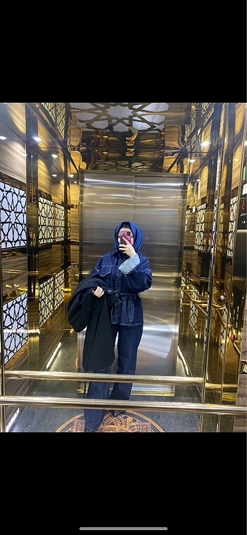Denim kot takım