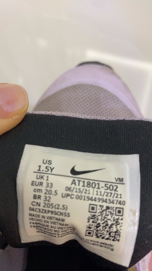 Mor Gri Kız Çocuk Spor Ayakkabı Velcro - Görsel 4